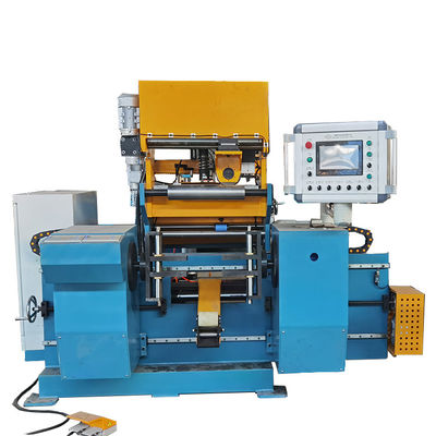 qualidade  26rpm Reactor Copper Foil Winding Machine Automatic Cold Pressure Welding fábrica