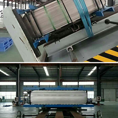 Núcleo industrial do transformador que empilha a inclinação de tabela 90 graus