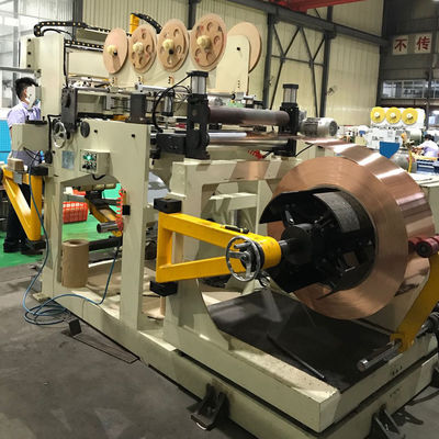 Máquina automática de Copper Foil Winding do condutor da folha para fazer o transformador