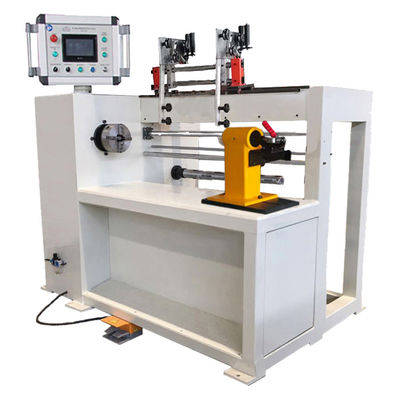 Máquina automática de enrolar bobinas com servomotor acionado por dois guias de fio