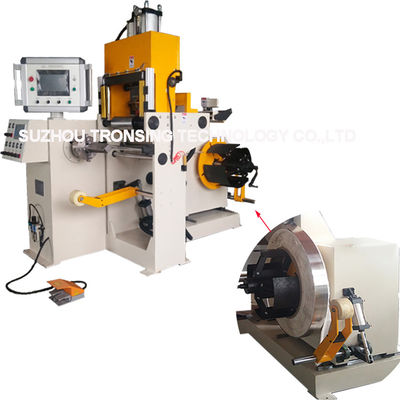 Máquina de enrolar folhas de transformador de soldadura a pressão fria 4kw 0,2 - 3mm
