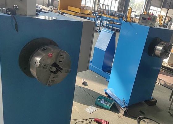 Máquina de enrolar bobinas de transformadores de alta tensão semiautomática