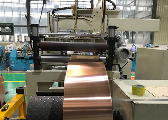 Máquina avançada de enrolar folhas de cobre