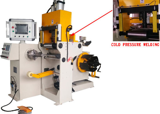 Máquina Automática de Enrolamento de Folha de Alumínio e Cobre com Soldagem por Pressão a Frio e 1 Conjunto de Desbobinador de Folha