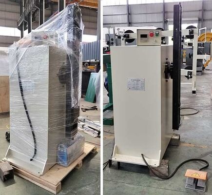 Máquina de enrolar bobinas de motor elétrico semiautomático