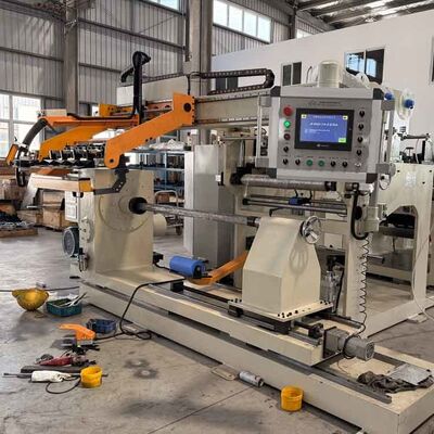 Máquina Enroladora de Folha de Transformador com Potência de Enrolamento de 15kw, Controle Pneumático de Tensão para Folha de Cobre de 0,2-2,0mm