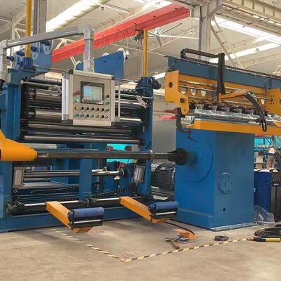 Máquina de Enrolar Folha para Transformador com Velocidade de 0 a 16 Rpm e Controle Pneumático de Tensão para Folha de Cobre e Alumínio com 12 Meses de Garantia
