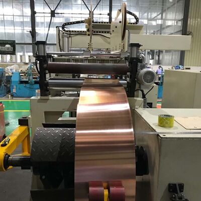 Máquina de enrolar folhas de transformador de alimentação de 380V com 2 conjuntos de unidade de desbordo e garantia de 12 meses