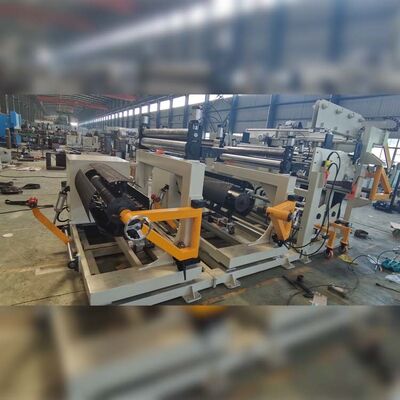 Máquina de enrolar folhas de transformador com 22kw de potência de enrolamento, modo de soldagem TIG e dois desenroladores para produção eficiente