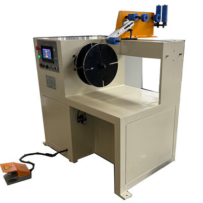 Máquina automática de enrolamento de bobina de transformador com potência de 2,2 kw, velocidade de enrolamento de 400 rpm e recurso de segurança de parada de emergência