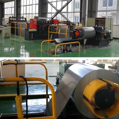 Máquina automática de corte de aço de silício com velocidade de 120 m/min, precisão de ±0,10 mm e 6 conjuntos de cortadores