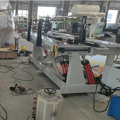 Mesa de empilhamento de núcleo de transformador com capacidade de carga pesada de 5000 kg com ângulo de inclinação de 90 ° e curso de plataforma de 500 mm