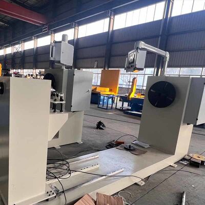 Heavy-Duty Horizontal Transformer Coil Winding Machine with 5 Tons Load Capacity, 0 ~ 40rpm Variable Speed, and 11KW Winding Motor