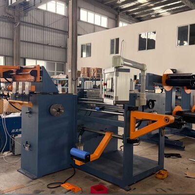 Máquina automática de enrolar folhas de transformador de soldagem TIG com largura de folha de 600 mm e velocidade de enrolamento de 26 RPM