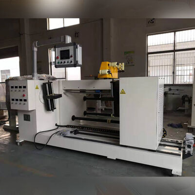 Máquina de enrolamento de bobina automática ZPX1000 com controle PLC de largura máxima de enrolamento de 1000 mm e acionamento de mandril duplo para bobinas de reator