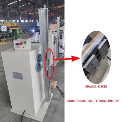 MW1500 Semi Automatic Motor Coil Winding Machine with 5.5KW Rotating Power, 0 ~ 80rpm Stepless Speed, and 200mm-1500mm Adjustment Range