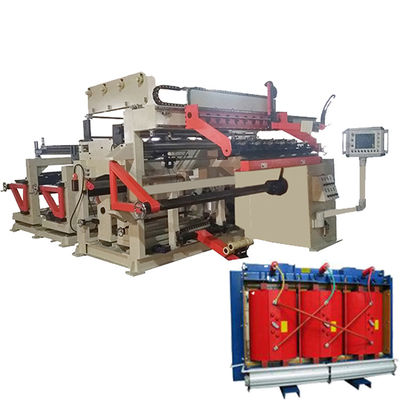 Dobadoura automática moldada da tira da máquina de enrolamento da folha do cobre do transformador do LV da resina