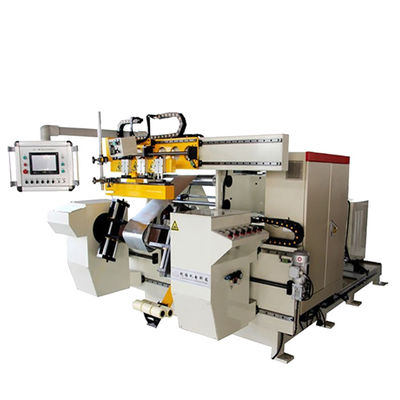 Dois servos motores que conduzem mandris TIG Welding da máquina de enrolamento dois da folha do cobre do reator