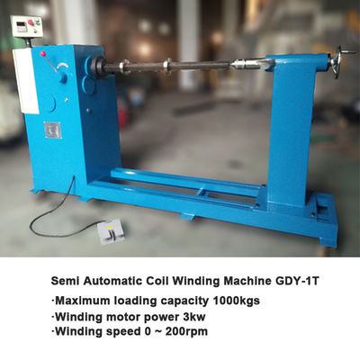 Máquina de enrolamento imergida óleo da bobina do transformador semi automática
